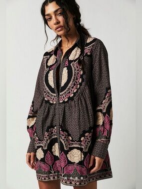 Smell The Roses Mini Dress